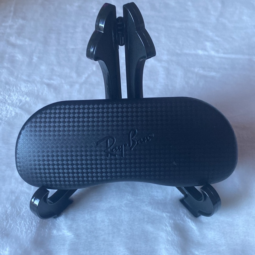 Ray-Ban Black and Gray Sunglasses Case